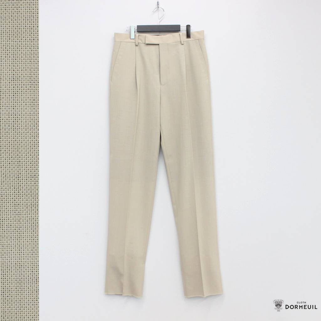 PLEATED TROUSERS -TYPE 2- #L-BEIGE [23SS-WMP-TR05 / 24SSE-WMP-TR02]