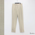 PLEATED TROUSERS -TYPE 2- #L-BEIGE [23SS-WMP-TR05 / 24SSE-WMP-TR02]