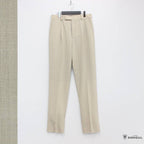 褶襉長褲 - 型號 2- #L-米色 [23SS-WMP-TR05 / 24SSE-WMP-TR02]