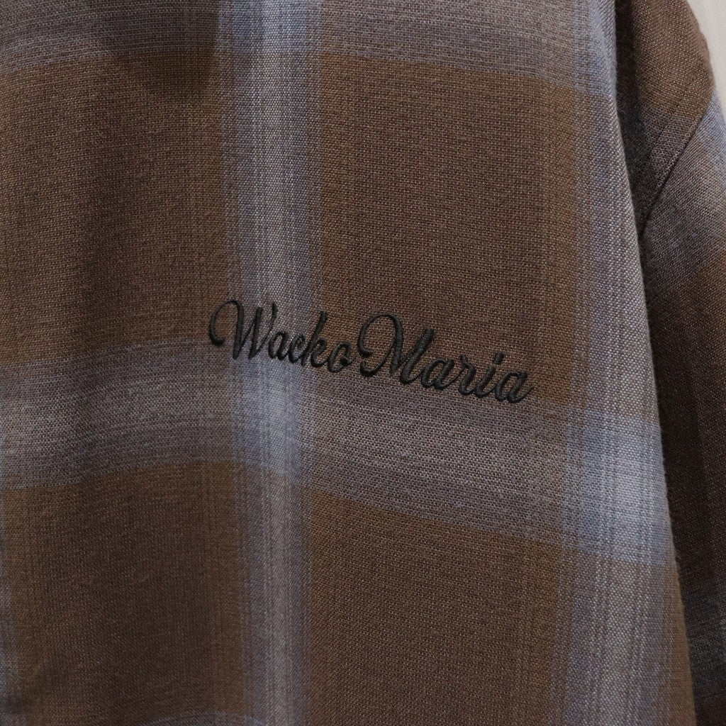 OMBRE CHECK 50'S JACKET -C- -TYPE 1- #BROWN [24SS-WMO-BL18]
