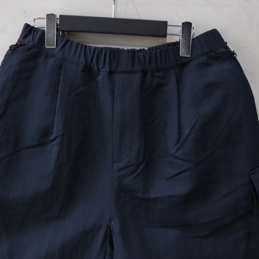 RE-NYLON WIDE CARGO TROUSERS #NAVY [FSU03241U0004]