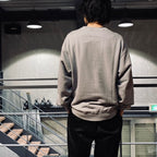 落水狗 | 中等重量圓領運動衫 #灰色 [RD-WM-SS02]