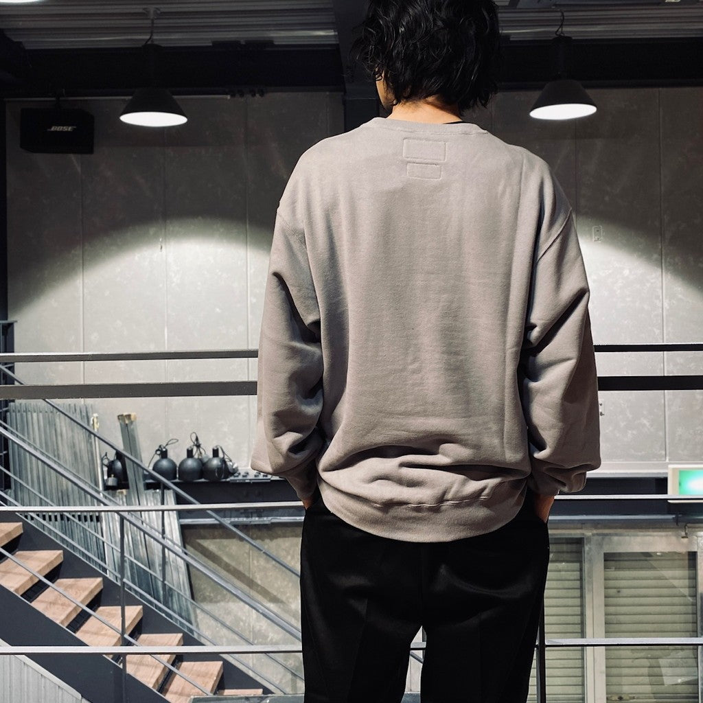 落水狗 | 中等重量圓領運動衫 #灰色 [RD-WM-SS02]