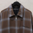 OMBRE CHECK 50'S JACKET -C- -TYPE 1- #BROWN [24SS-WMO-BL18]