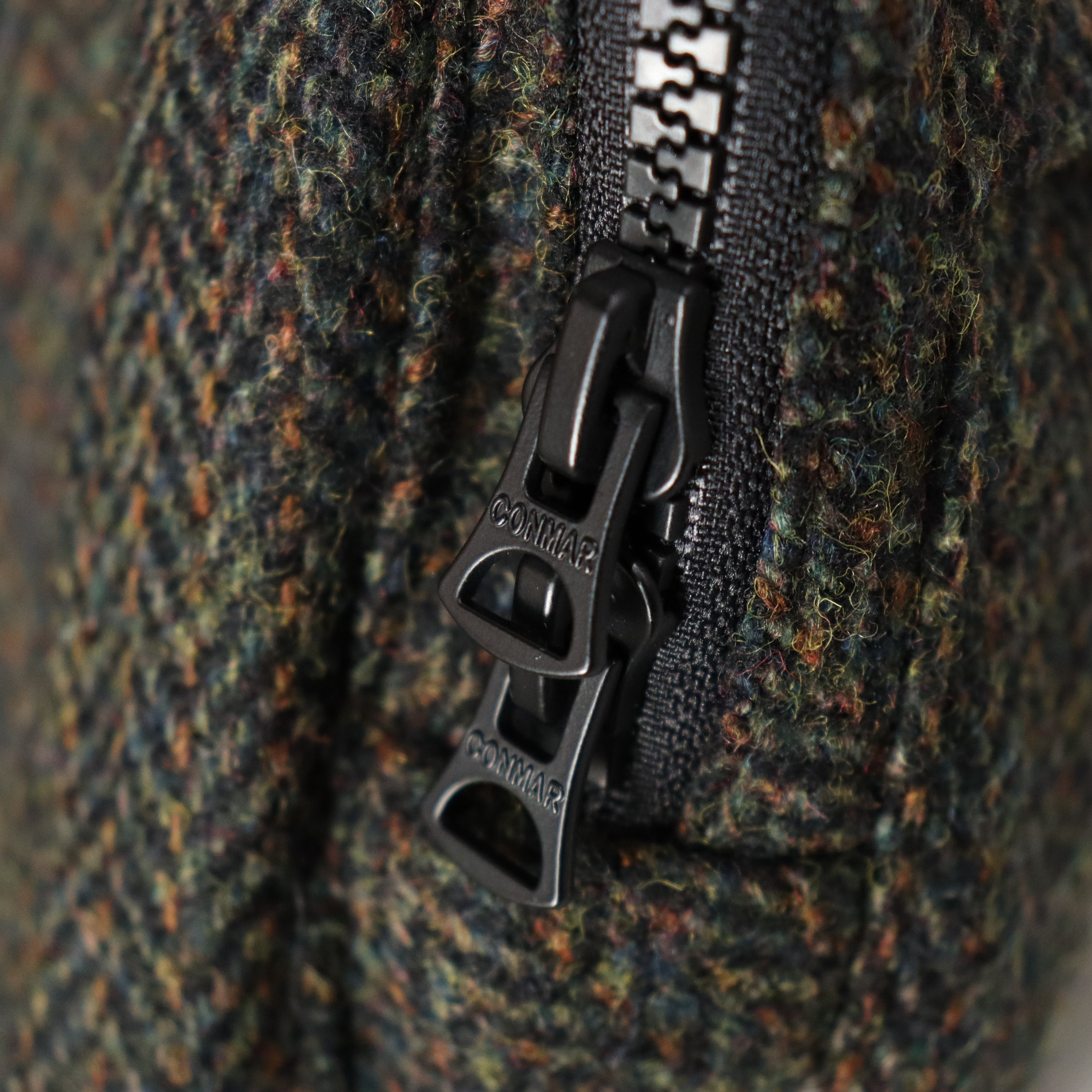 TWEED CARGO PANTS #OLIVE [FW23-B01]