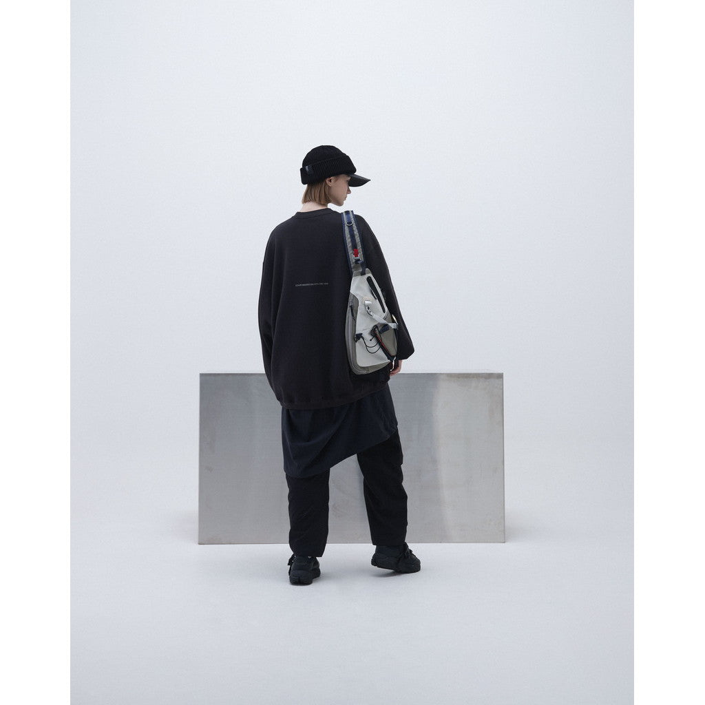 “RE-C01”Ryoiki Exp. 超大圓領毛衣 #BLACK [GOOPI-23AW-DEC-03]