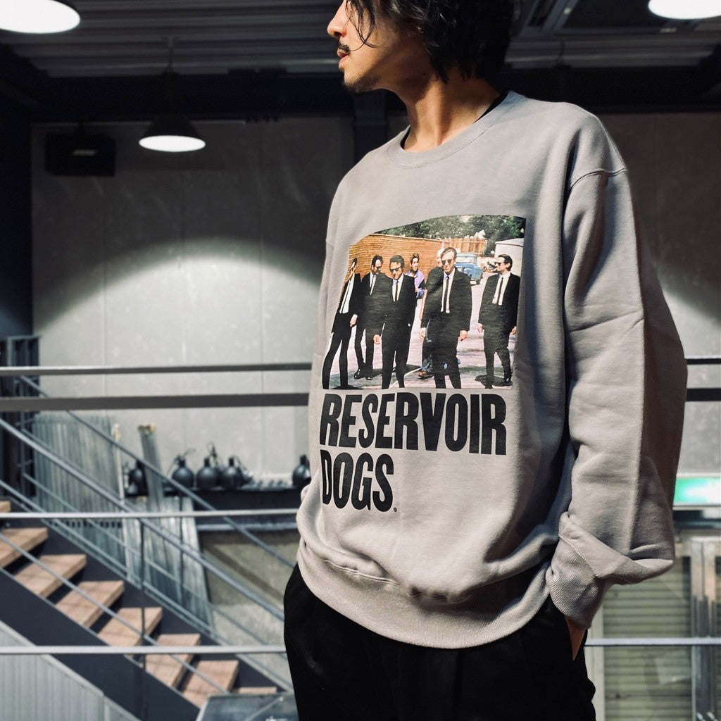 落水狗 | 中等重量圓領運動衫 #灰色 [RD-WM-SS02]