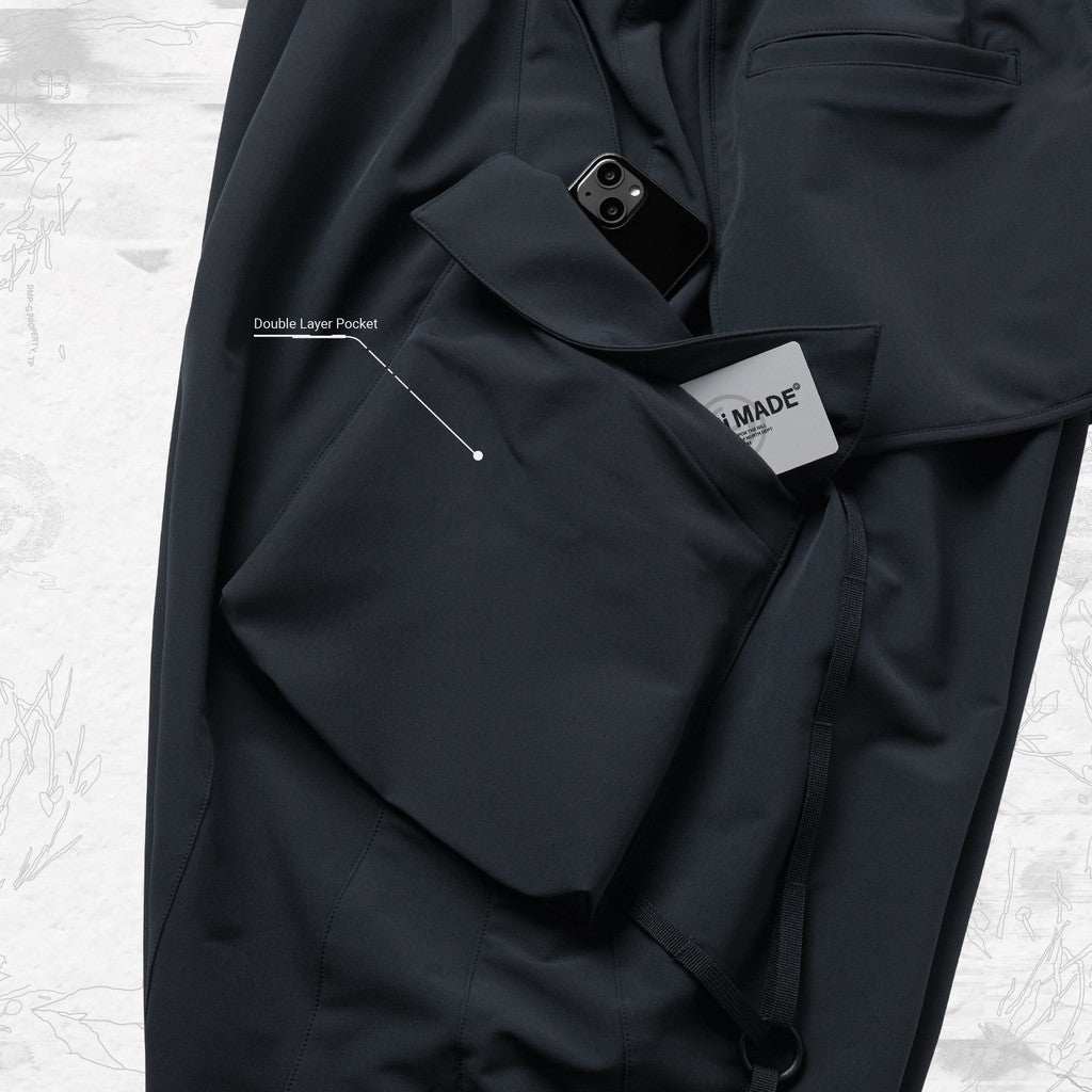 Exs-P1 "Exoskeleton" Big Utility Pants #SHADOW [GOOPI-23AW-DEC-01]