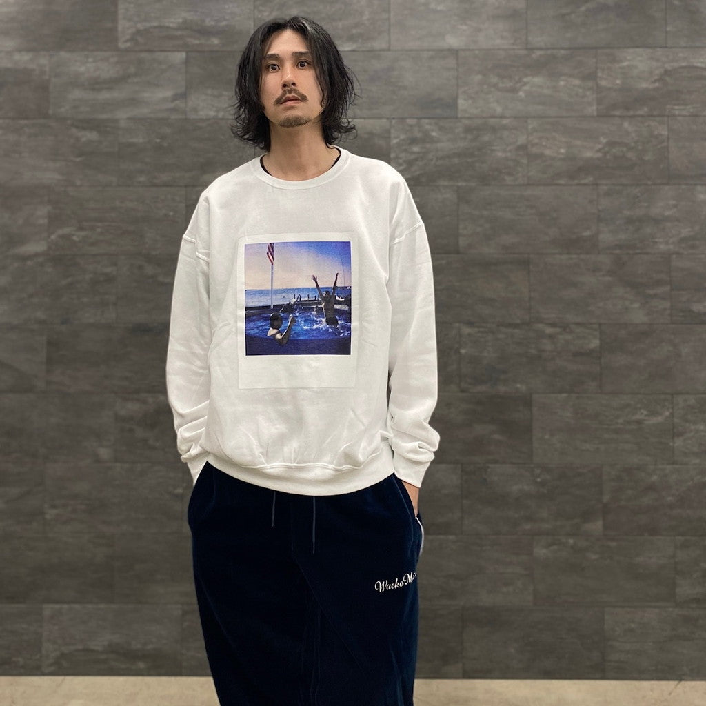 DAVIDE SORRENTI | 圓領運動衫 - 類型 2- #白色 [DAVIDE SORRENTI-WM-SS02]