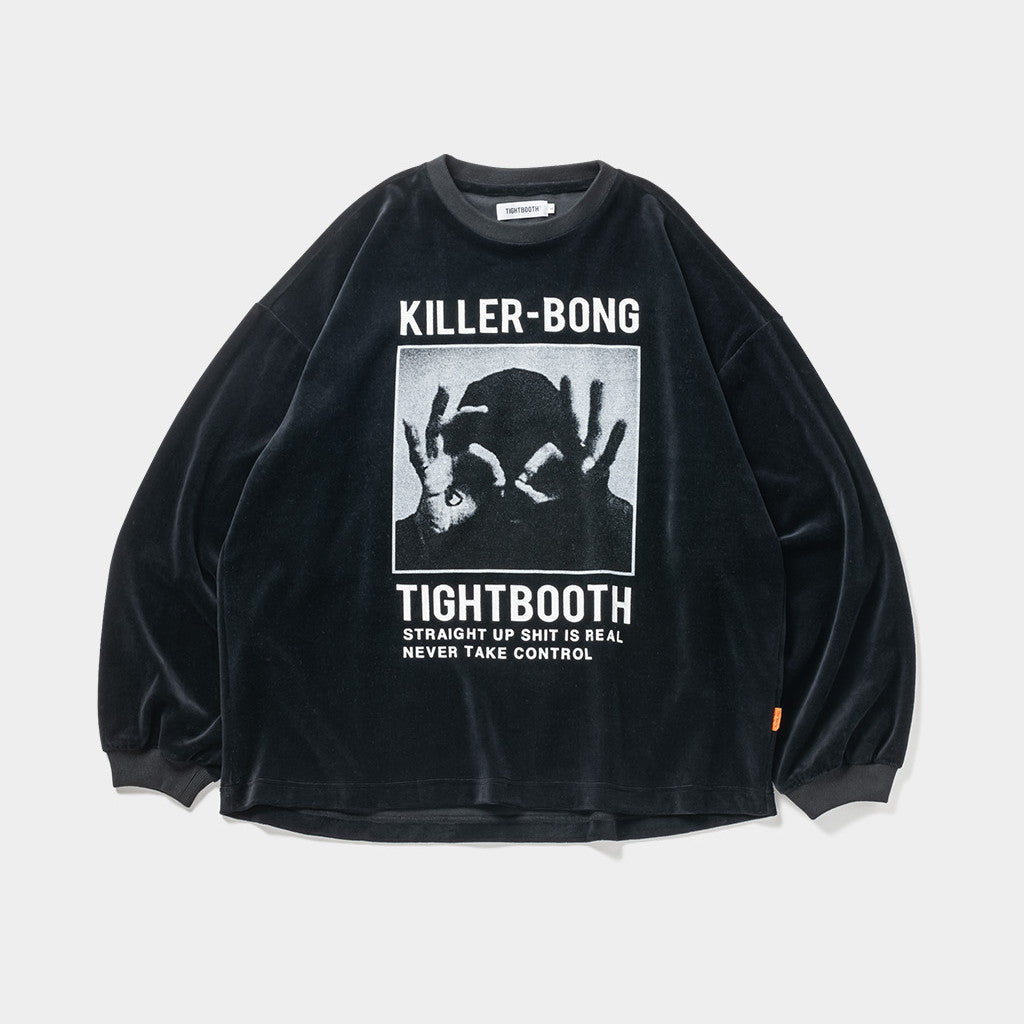 TBKB | HAND SIGN VELOURS #BLACK [FW23-TBKB10]