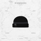 “MB-7”SOFTBOX 拼布毛線帽 #黑色 [GOOPI-23AW-NOV-04]