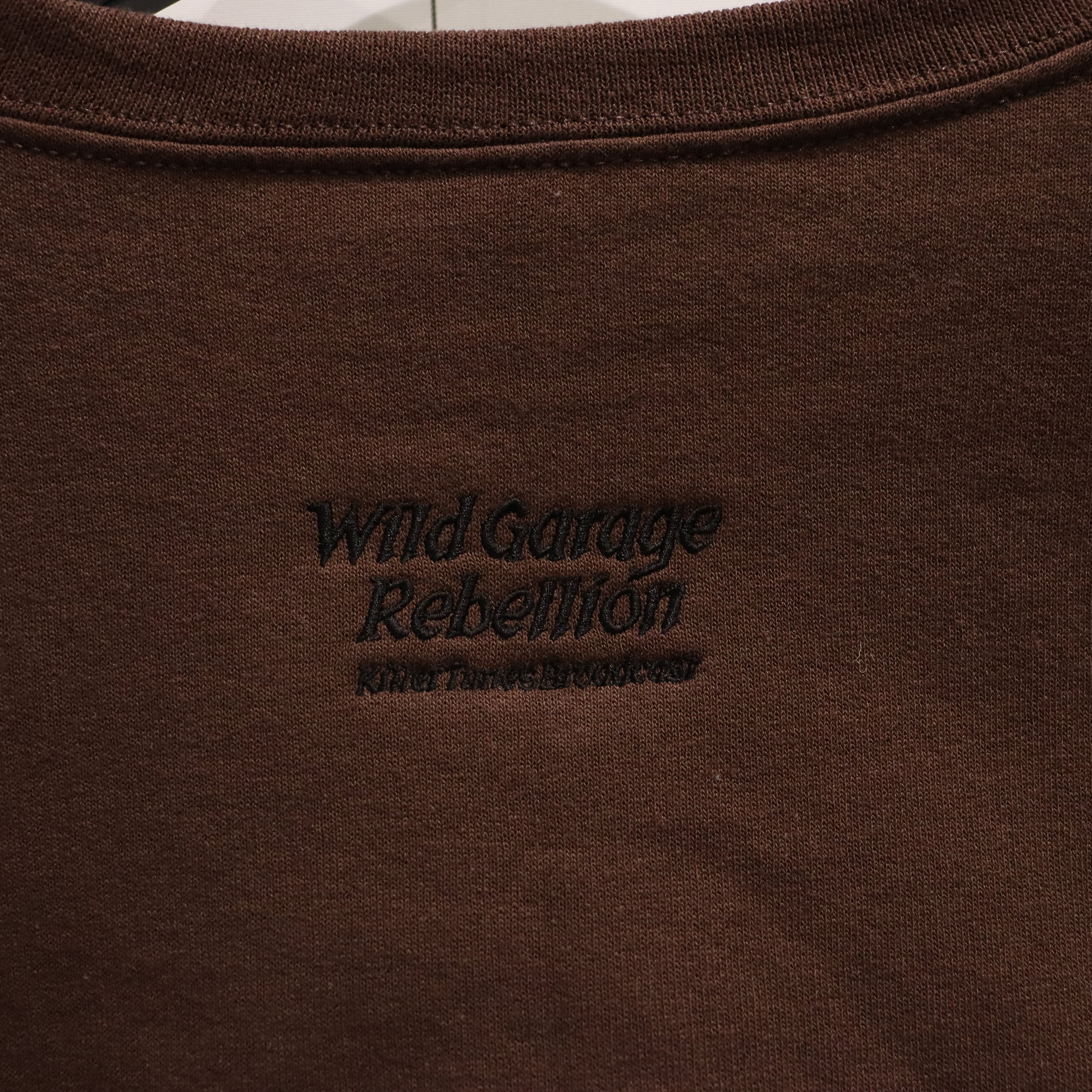 CREW NECK SWEAT SHIRT -TYPE 2- #BROWN [23FW-WMC-SS10]