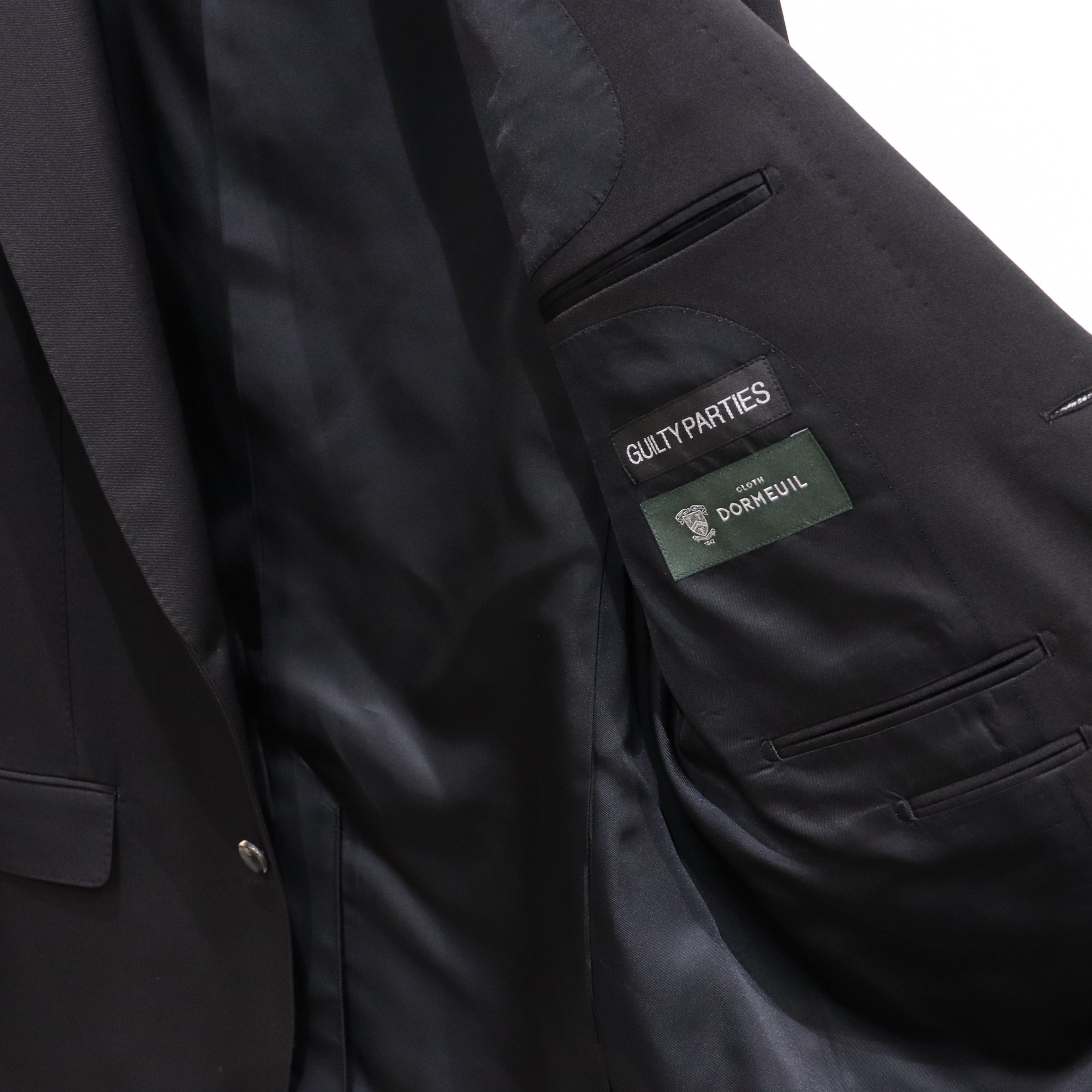 SINGLE BREASTED JACKET -TYPE 1- #BLACK [23FW-WMO-SU01]
