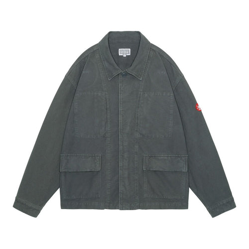 BRUSHED SOFT COTTON JACKET #GREY [CES25JK19]