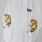 TIM LEHI | CREW NECK LONG SLEEVE T-SHIRT -TYPE 2- #WHITE [23FW-WMT-LT04]