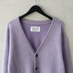 MOHAIR CARDIGAN -TYPE 1- #PURPLE [24SS-WMK-KN05]