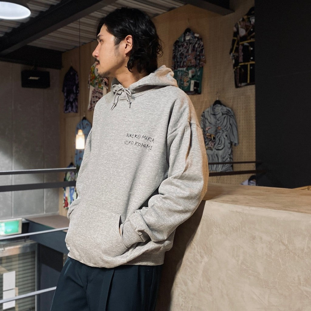 JIRO KONAMI | 套頭連帽運動衫 - 類型 1 - #GRAY [JIROKONAMI-WM-SS05]