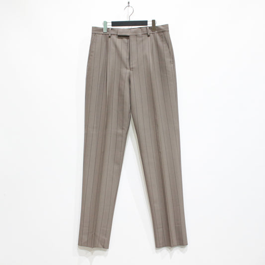PLEATED TROUSERS -TYPE 2- #GRAY [23FW-WMP-TR23]