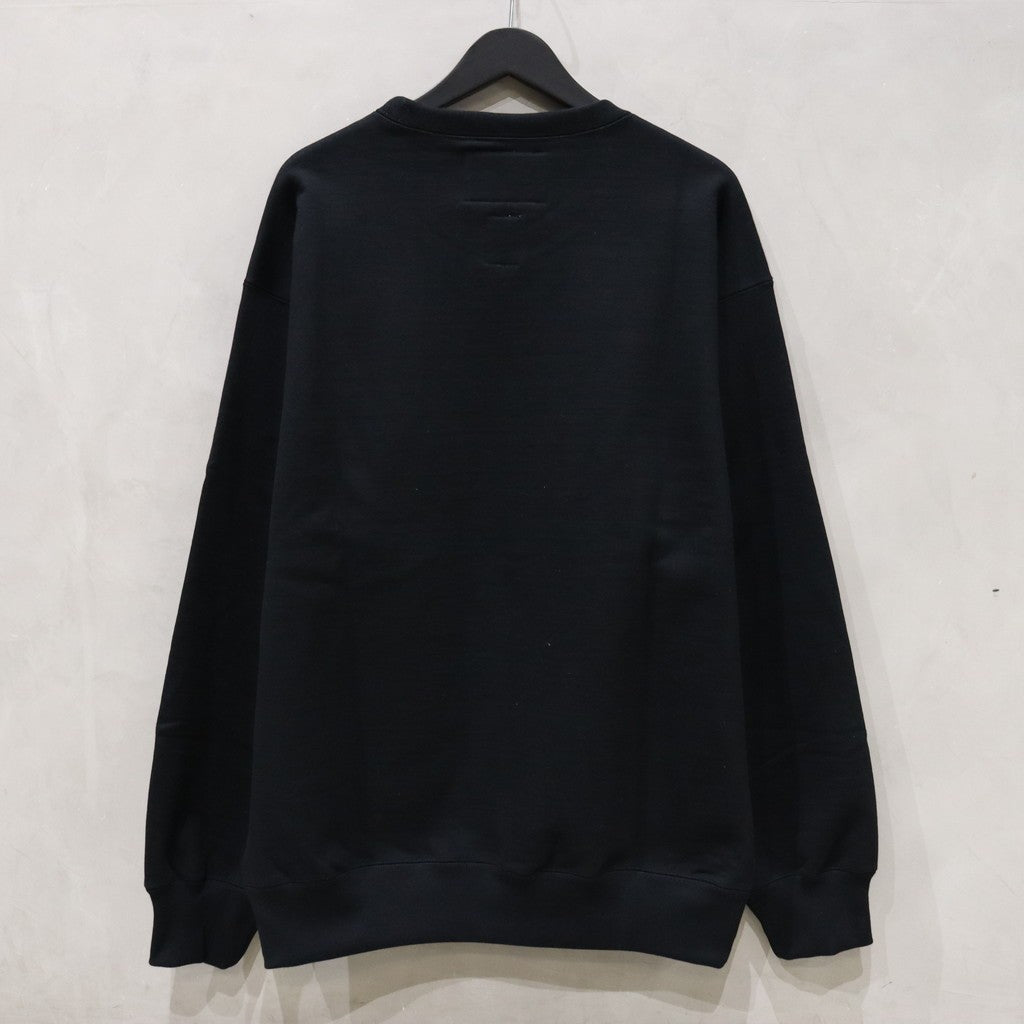 HIGHTIMES | 厚重圓領運動衫 - 類型 2- #黑色 [HIGHTIMES-WM-SS14]