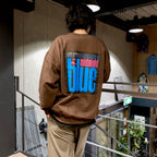 BLUE NOTE | CREW NECK SWEAT SHIRT -TYPE 4- #BROWN [BLUENOTE-WM-SS08]