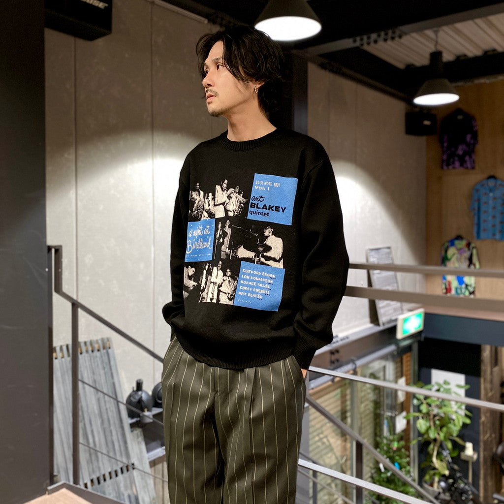 藍色音符 | 提花毛衣 - 類型 1- #ONE [BLUENOTE-WM-KN01]