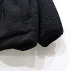 蟒蛇抓絨拉鍊連帽衫 #黑色 [23FW-SW03]