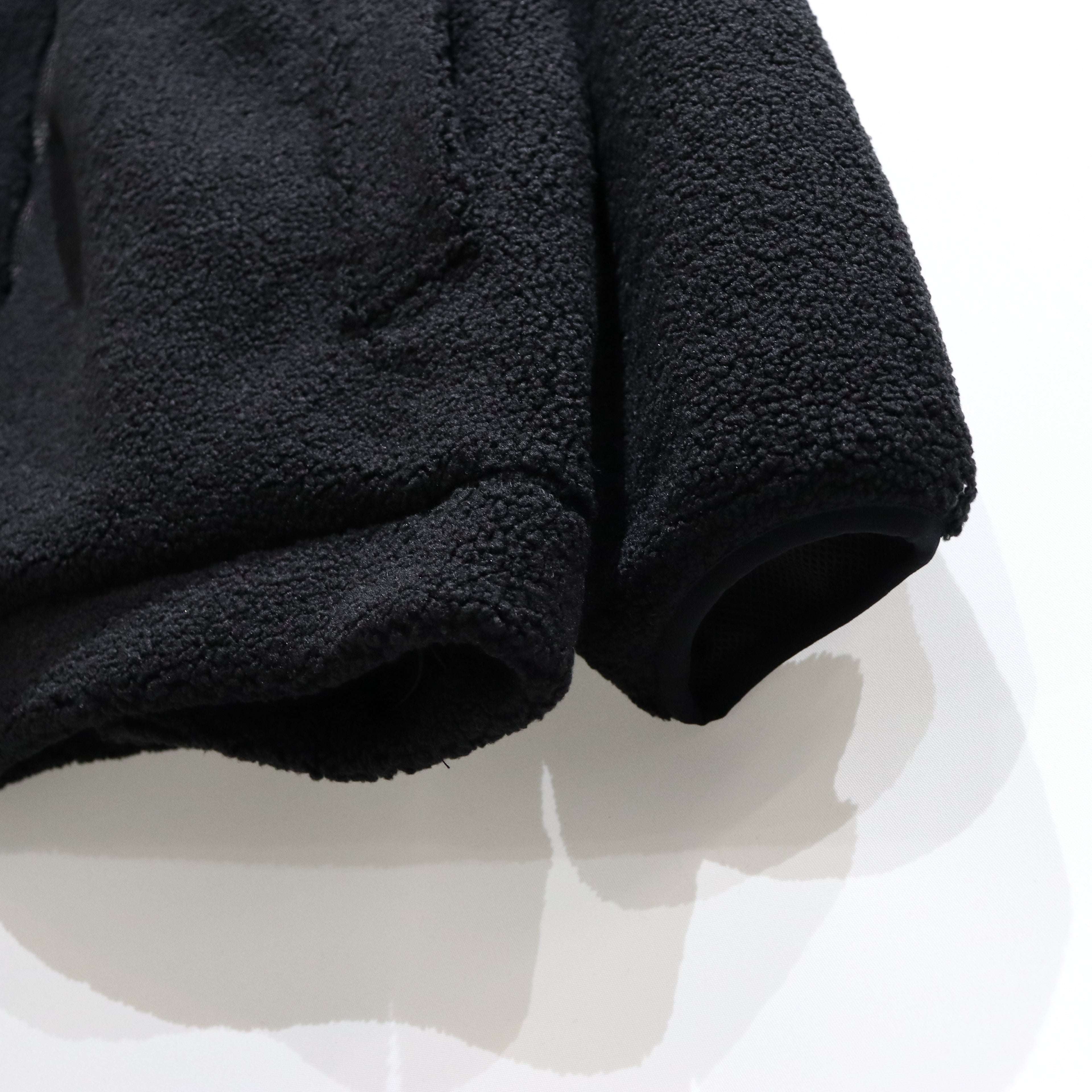 蟒蛇抓絨拉鍊連帽衫 #黑色 [23FW-SW03]