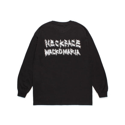 NECK FACE | CREW NECK LONG SLEEVE T-SHIRT -TYPE 4- #BLACK [NECKFACE-WM-LT05]