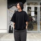 高科技衛衣圓領短袖 #黑色 [BE-51024]