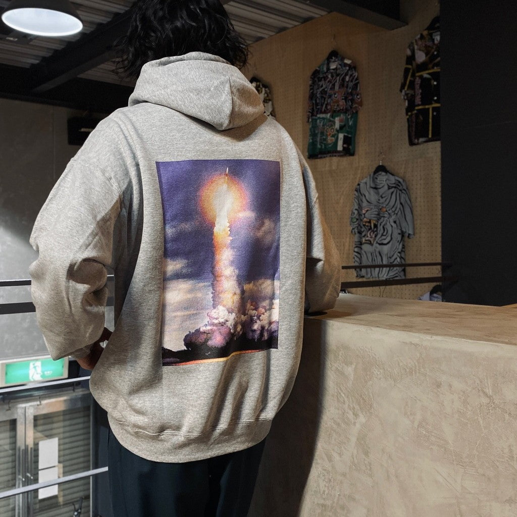 JIRO KONAMI | PULLOVER HOODED SWEAT SHIRT - TYPE 1 - #GRAY [JIROKONAMI-WM-SS05]