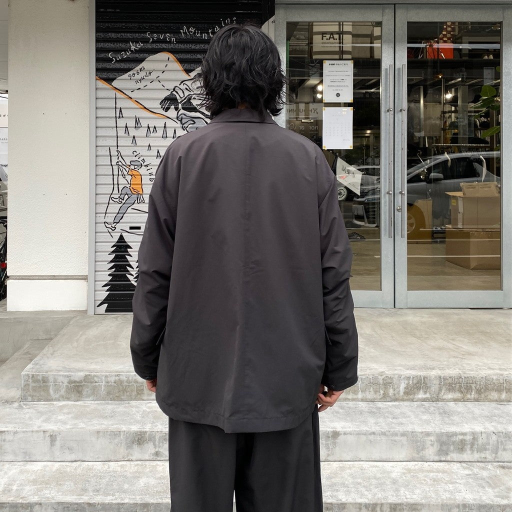 TECH LOOSE 2B JACKET TWILL #CHARCOAL [BJ-56024]