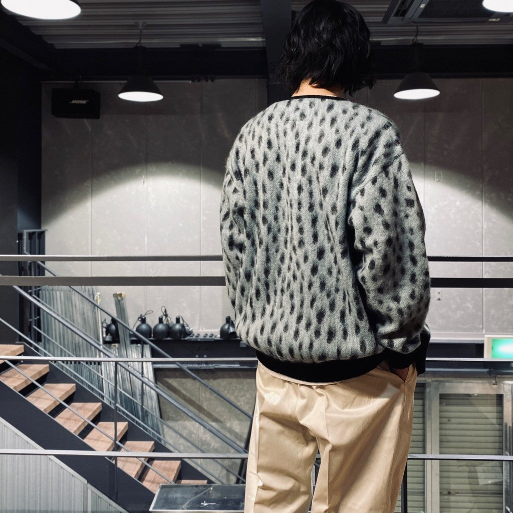 新品 WACKOMARIA 24SS LEOPARD MOHAIR カーディガン - トップス