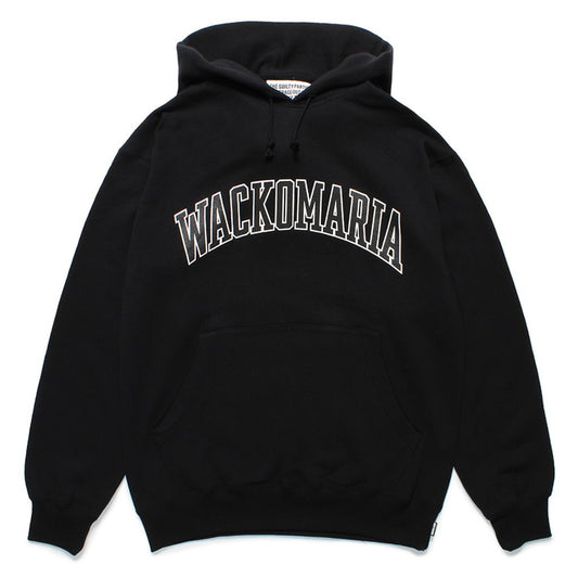 MIDDLE WEIGHT PULLOVER HOODED SWEAT SHIRT -TYPE 1- #BLACK [24SS-WMC-SS12]
