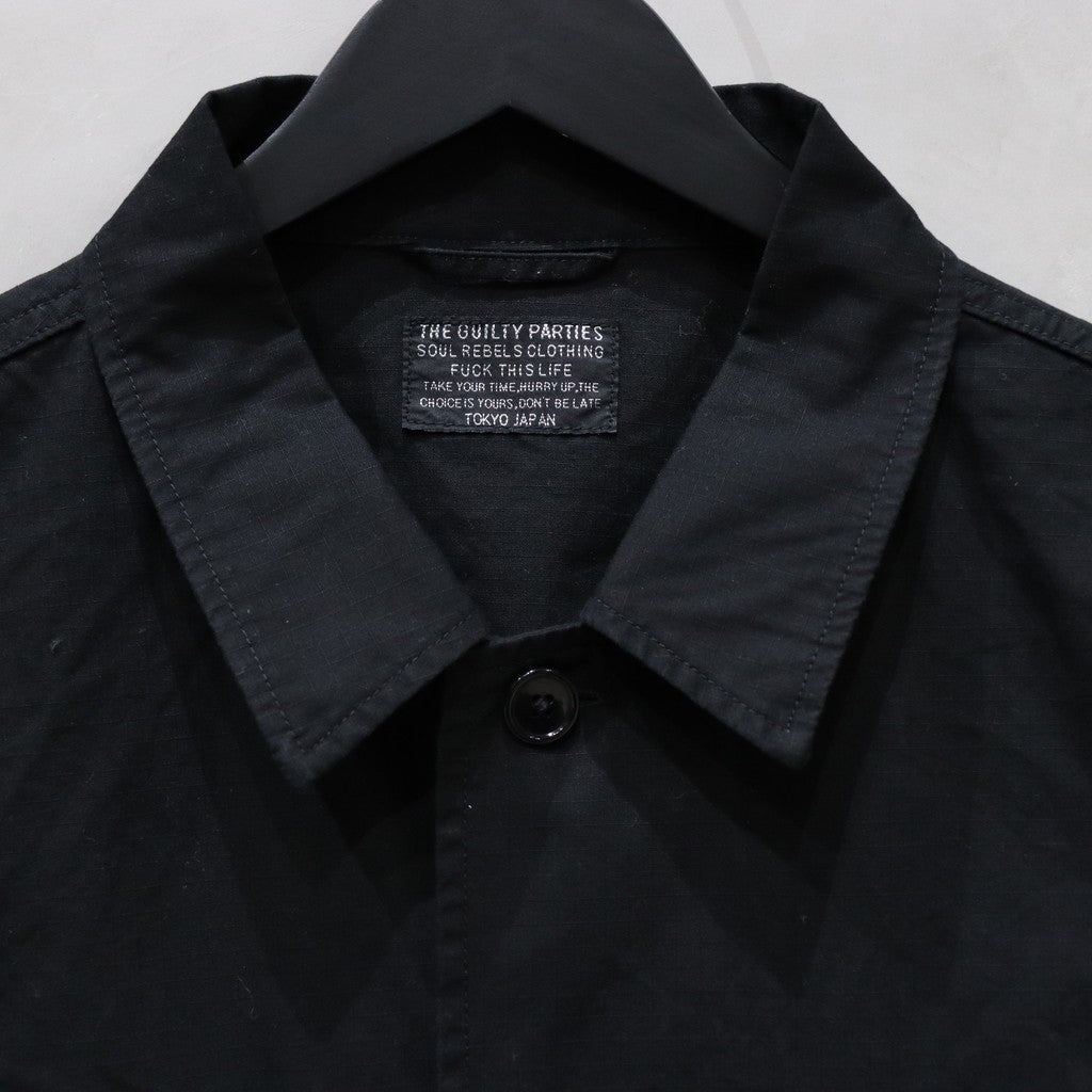 ARMY SHIRT -TYPE 2- #BLACK [24SS-WMO-ML10]