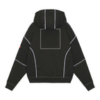 WIDE RIB CUT HEAVY HOODY #BLACK [CES25CS16]