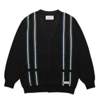 STRIPED CARDIGAN #BLACK [24SS-WMK-KN13]