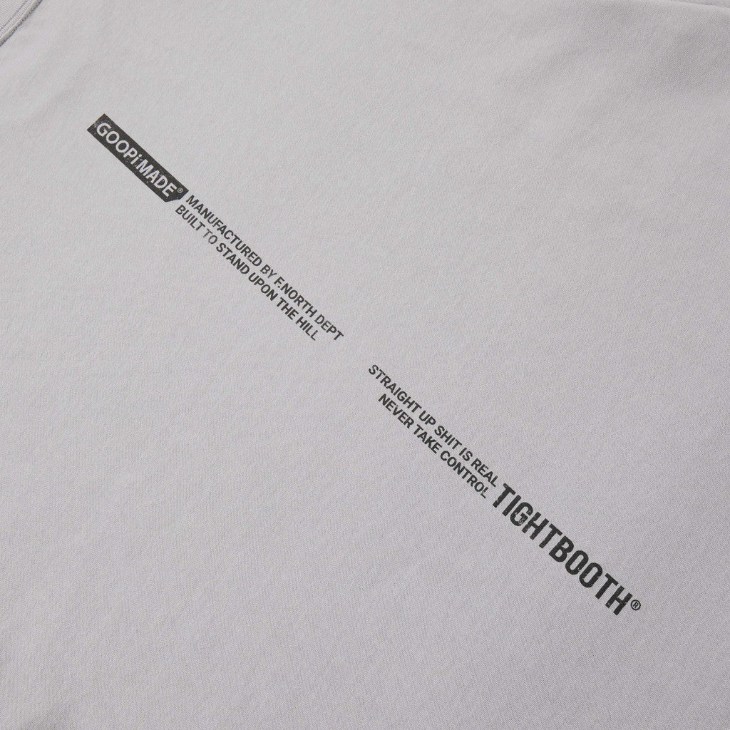 TBPR | “GMT-01T”超寬標誌 T 卹 #GRAY [GOOPI-23AW-DEC-TBPR-01]