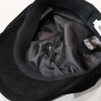 VELOUR TWILL HUNTING #BLACK [FW23-H08]