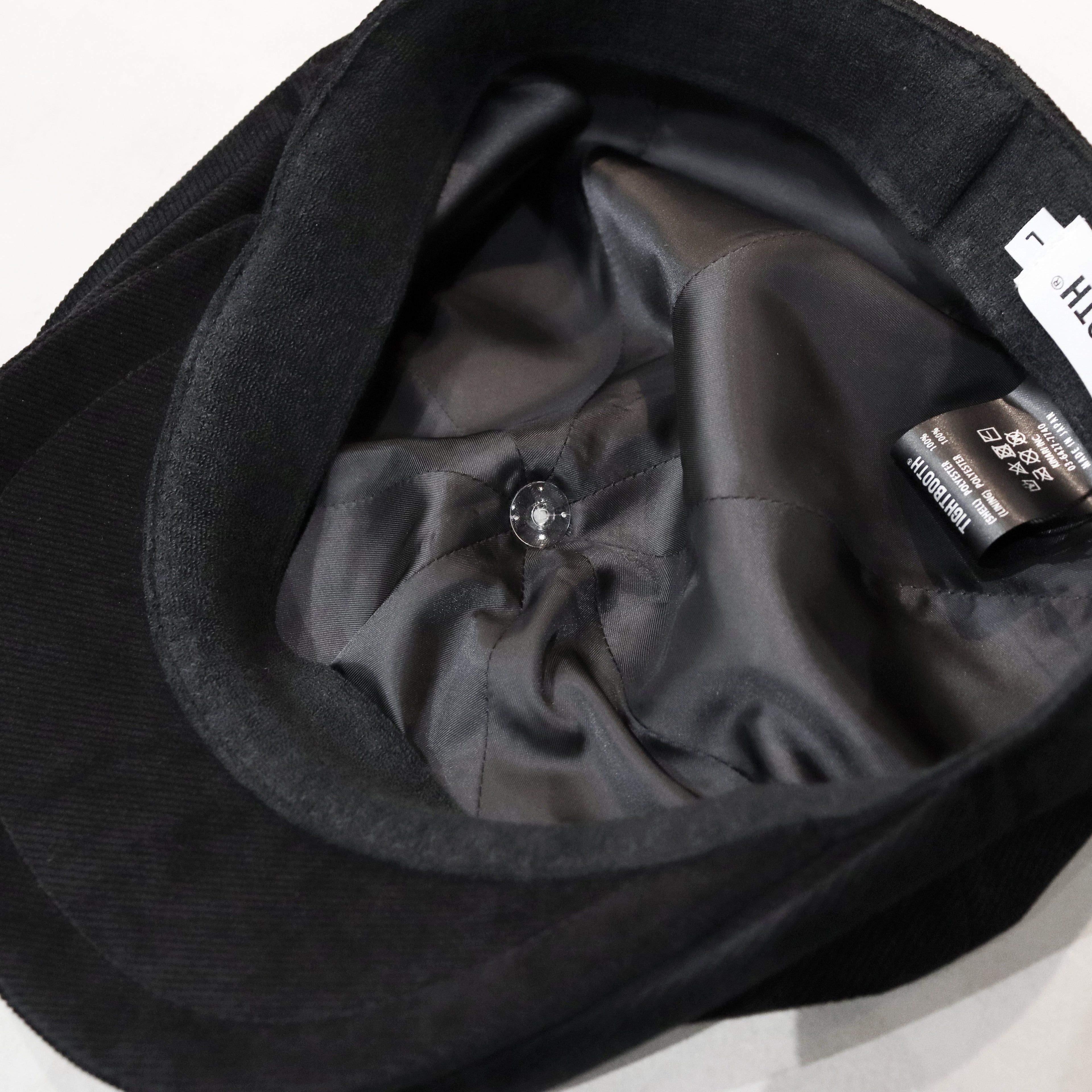 VELOUR TWILL HUNTING #BLACK [FW23-H08]