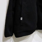 蟒蛇抓絨拉鍊連帽衫 #黑色 [23FW-SW03]