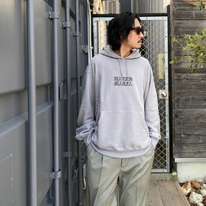 wt_MIDDLE WEIGHT PULLOVER HOODED SWEAT SHIRT -TYPE 2- #GRAY [24SS-WMC-SS14]