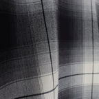 OMBRE CHECK OPEN COLLAR SHIRT L/S -TYPE 1- #WHITE [23FW-WMS-OC01]