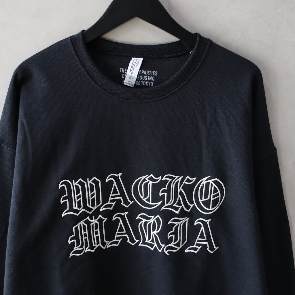 CREW NECK SWEAT SHIRT -TYPE 1- #BLACK [24SS-WMC-SS01]