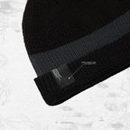 “MB-7”SOFTBOX 拼布毛線帽 #黑色 [GOOPI-23AW-NOV-04]