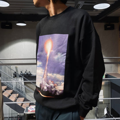 JIRO KONAMI | CREW NECK SWEAT SHIRT - TYPE 1 - #BLACK [JIROKONAMI-WM-SS01]