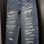 BORO BAGGIE DENIM PANTS #INDIGO [24SS-FS-04 / FS1403]