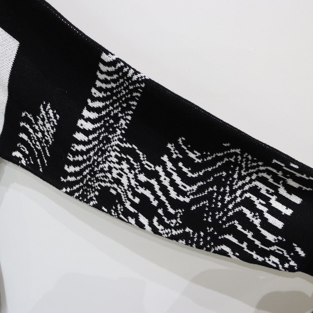 COVID-19 KNIT SWEATER #BLACK [FW23-KN02]