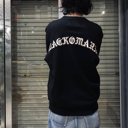 HEAVY WEIGHT CREW NECK SWEAT SHIRT -TYPE 2- #BLACK [24SS-WMC-SS07]