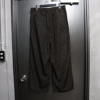 TECH EASY 佩斯利圖案長褲 #棕色 [BP-53024]