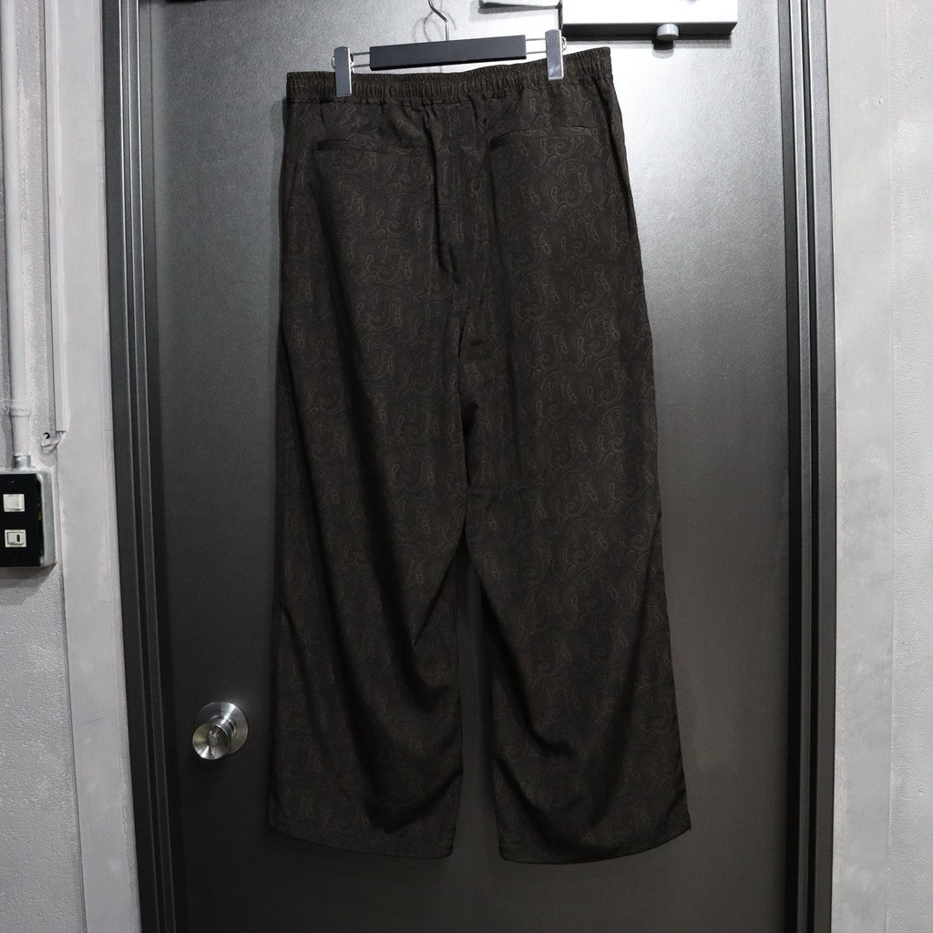 TECH EASY TROUSERS PAISLEY #BROWN [BP-53024]